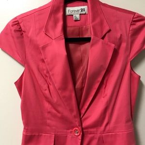 Coral Short Sleeve blazer